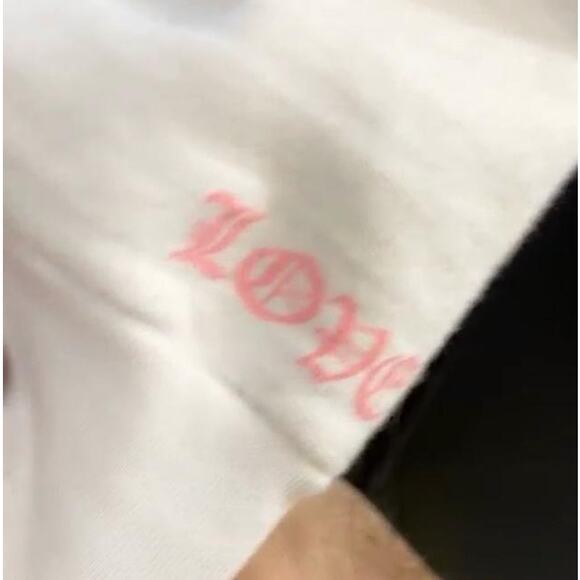 Men's RARE Chrome Hearts x Matty Boy Pink Graphic Hoodie - Oversized Large - Picture 10 of 12